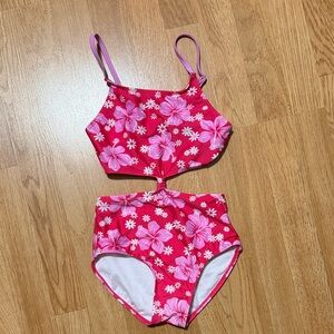 Art Class Hibiscus Swimsuit Size 8